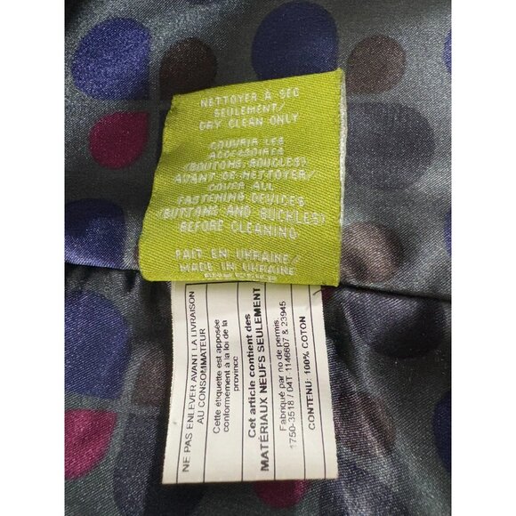 SOIA & KYO wool blend belted coat  Size L color Black - Picture 4 of 8